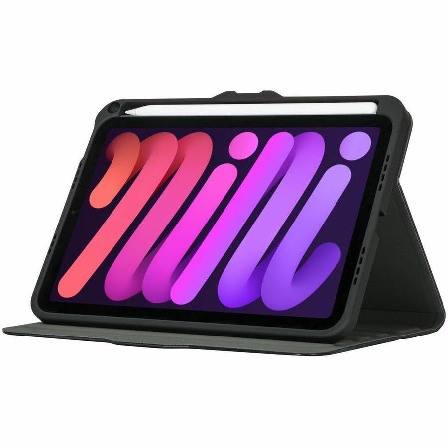 Targus VersaVu THZ914GL Carrying Case for 8.3" Apple iPad mini (6th Generation) Tablet - Black THZ914GL