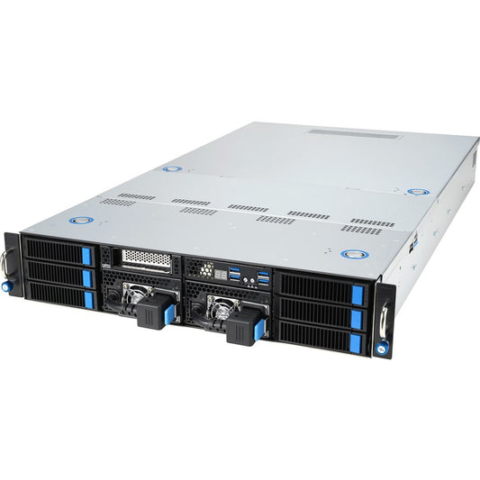 Asus Barebone System - 2U Rack-mountable - Socket SP5 LGA-6096 - 1 x Processor Support - AMD ESC4000A-E12-26WGP