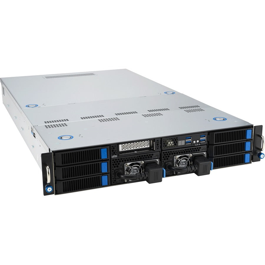 Asus Barebone System - 2U Rack-mountable - Socket SP5 LGA-6096 - 1 x Processor Support - AMD ESC4000A-E12-26WGP