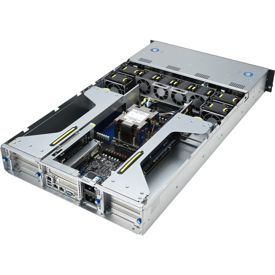 Asus Barebone System - 2U Rack-mountable - Socket SP5 LGA-6096 - 1 x Processor Support - AMD ESC4000A-E12-26WGP