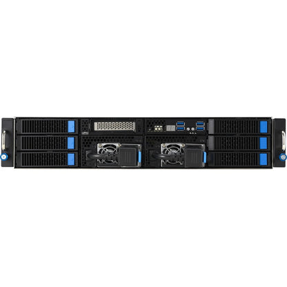 Asus Barebone System - 2U Rack-mountable - Socket SP5 LGA-6096 - 1 x Processor Support - AMD ESC4000A-E12-26WGP