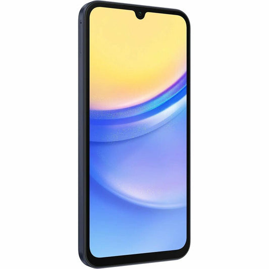 Samsung Galaxy A15 5G SM-A156W 128 GB Smartphone - 6.5" Super AMOLED Full HD Plus 1080 x 2340 - Octa-core (Cortex A76Dual-core (2 Core) 2.20 GHz + Cortex A55 Hexa-core (6 Core) 2 GHz - 4 GB RAM - Android 14 - 5G - Blue Black SM-A156WZKAXAC