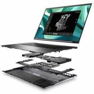 Dell Precision 5000 5690 16" Mobile Workstation - Full HD Plus - Intel Core Ultra 7 165H - vPro Technology - Intel Evo Platform - 32 GB - 512 GB SSD - English (US) Keyboard - Anodized Titan Gray W7XCG