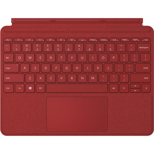 Microsoft Type Cover Keyboard/Cover Case Microsoft Surface Go 2, Surface Go Tablet - Poppy Red KCT-00061