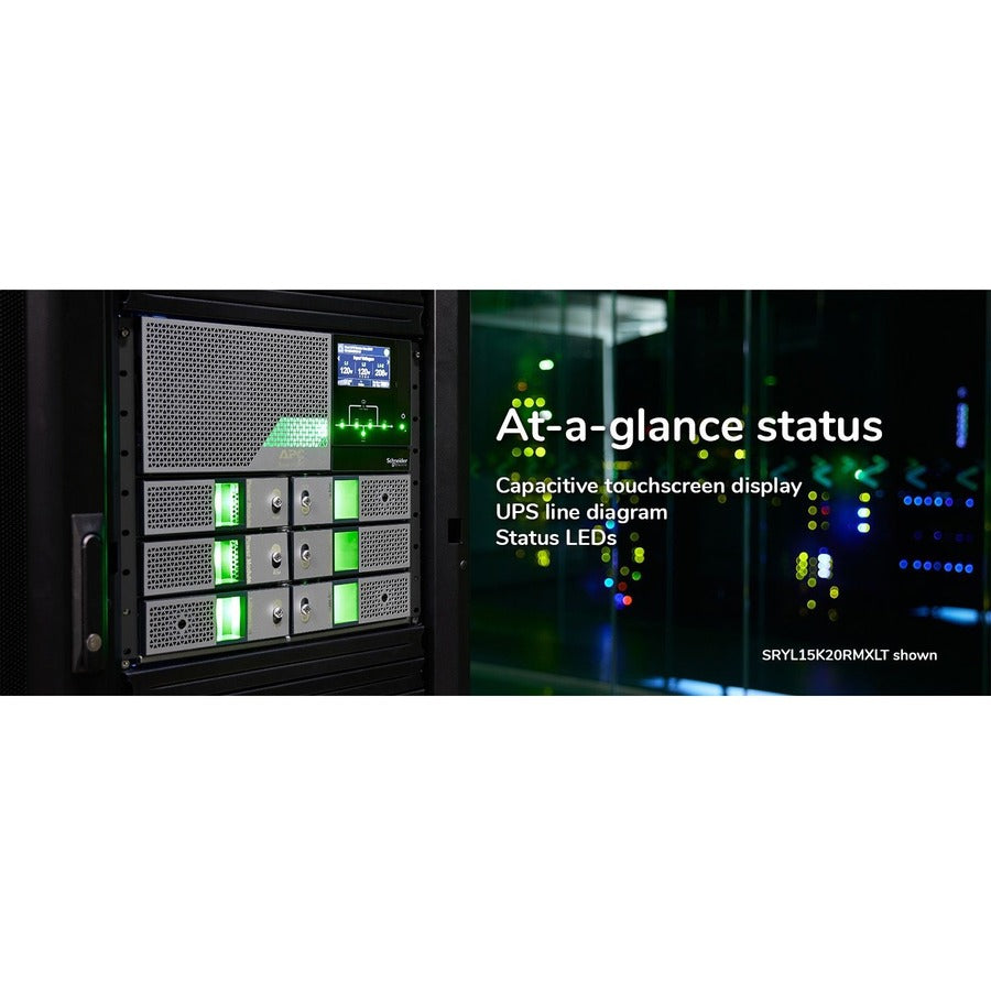 APC by Schneider Electric Smart-UPS Modular Ultra 15kW Scalable to 20kW N+1 Rackmount 208/240V SRYL15K20RMXLT