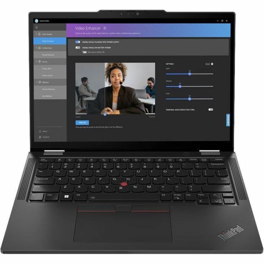 Lenovo ThinkPad X13 Gen 5 21LW0029US 13.3" Touchscreen Convertible 2 in 1 Notebook - WUXGA - Intel Core Ultra 7 155U - 16 GB - 1 TB SSD - English Keyboard - Black 21LW0029US