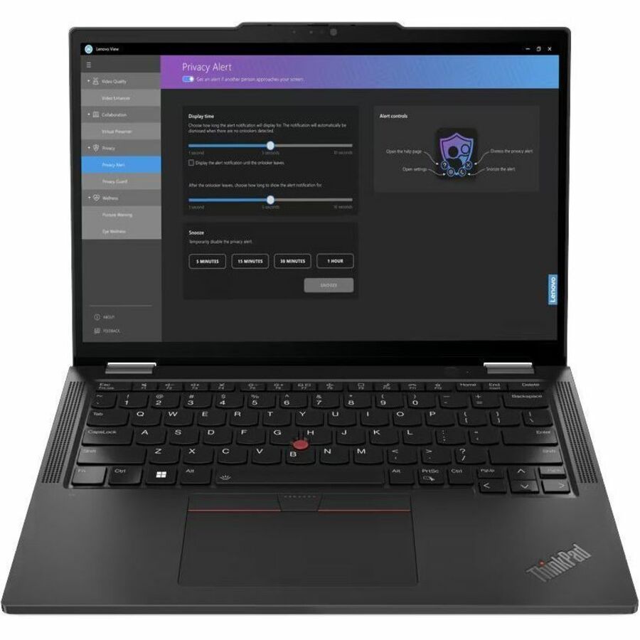 Lenovo ThinkPad X13 Gen 5 21LW0029US 13.3" Touchscreen Convertible 2 in 1 Notebook - WUXGA - Intel Core Ultra 7 155U - 16 GB - 1 TB SSD - English Keyboard - Black 21LW0029US