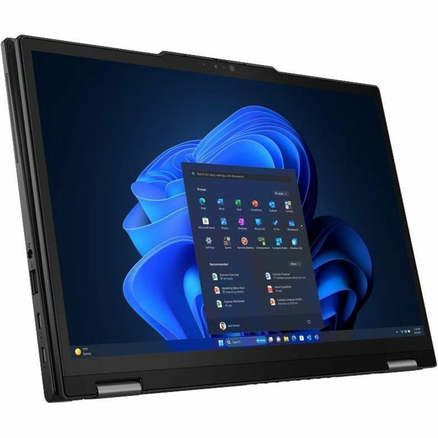 Lenovo ThinkPad X13 Gen 5 21LW0029US 13.3" Touchscreen Convertible 2 in 1 Notebook - WUXGA - Intel Core Ultra 7 155U - 16 GB - 1 TB SSD - English Keyboard - Black 21LW0029US