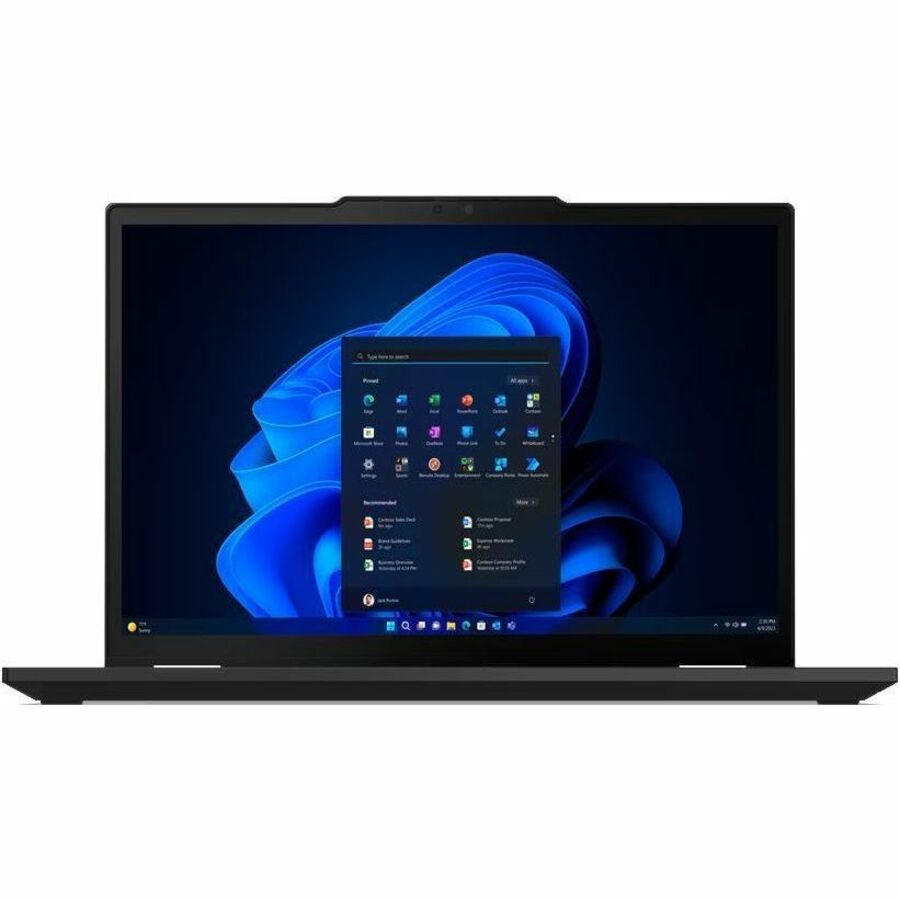 Lenovo ThinkPad X13 Gen 5 21LW0029US 13.3" Touchscreen Convertible 2 in 1 Notebook - WUXGA - Intel Core Ultra 7 155U - 16 GB - 1 TB SSD - English Keyboard - Black 21LW0029US