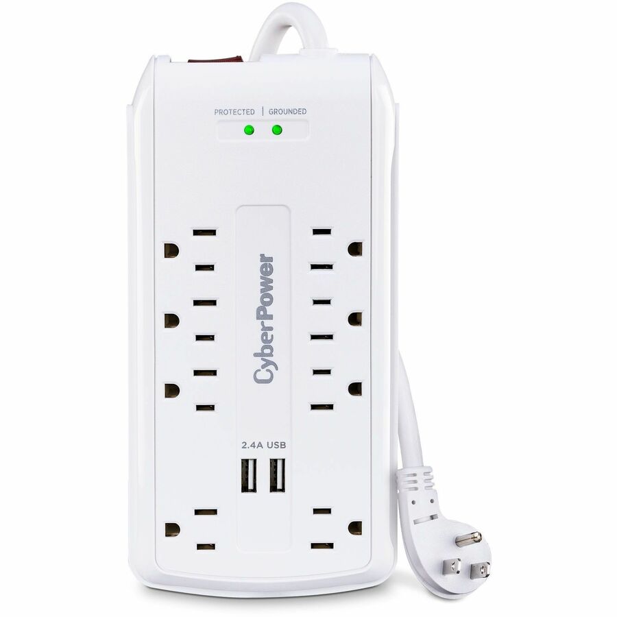 CyberPower CSP806U Professional 8-Outlets Surge Suppressor CSP806U