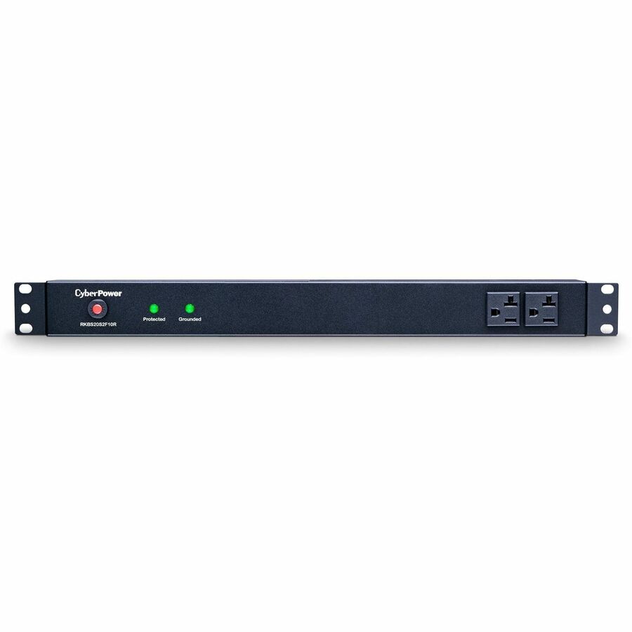 CyberPower Rackbar Surge Suppressor RM 1U RKBS20S2F10R 20A 12-Outlet RKBS20S2F10R