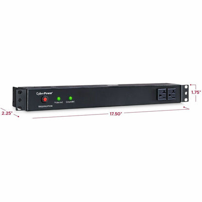 CyberPower Rackbar Surge Suppressor RM 1U RKBS20S2F10R 20A 12-Outlet RKBS20S2F10R