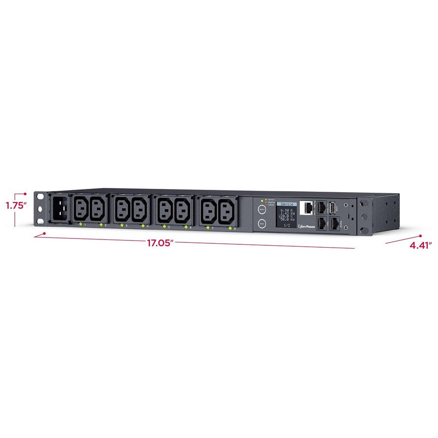 PDU commuté monophasé 100 - 240 VCA 20 A CyberPower PDU41005 PDU41005