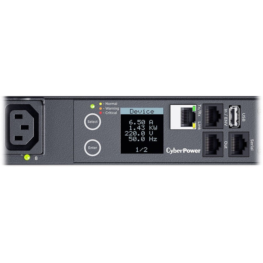 PDU commuté monophasé 100 - 240 VCA 20 A CyberPower PDU41005 PDU41005