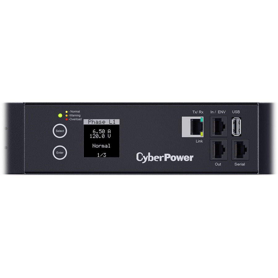 CyberPower CyberPower PDU33103 3 Phase 120 - 208 VAC 20A Monitored PDU PDU33103