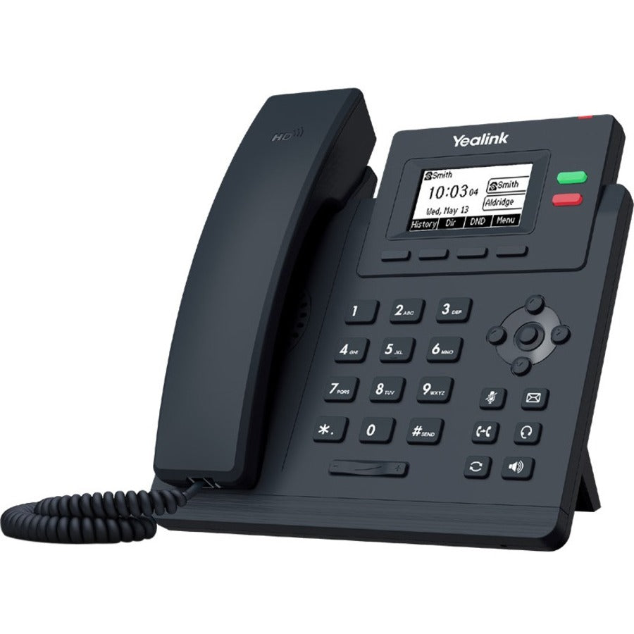 Yealink T31G IP Phone - Corded - Corded - Wall Mountable - Classic Gray SIP-T31G