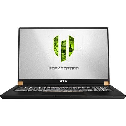 Station de travail mobile MSI WS75 9TK WS75 9TK-656CA 17,3" - Full HD - Intel Core i7 9e génération i7-9750H - 32 Go - SSD 1 To - Noir mat avec diamant doré WS75 9TK-656CA