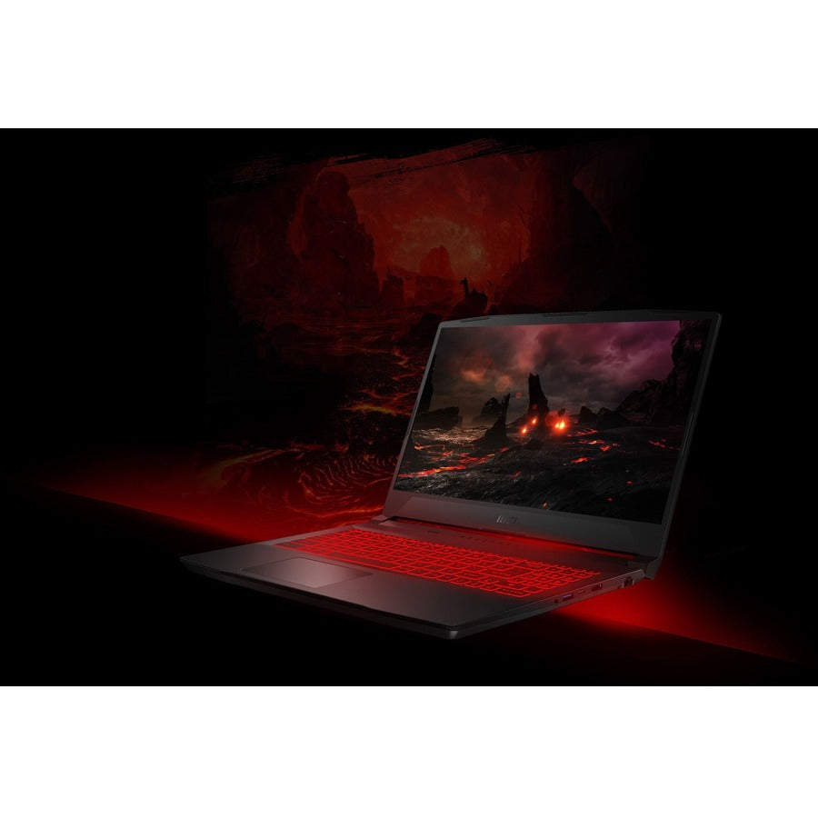 MSI Katana GF76 Katana GF76 11UE-287CA 17.3" Gaming Notebook - Full HD - Intel Core i7 11th Gen i7-11800H - 16 GB - 512 GB SSD - Core Black KATANA GF76 11UE-287CA