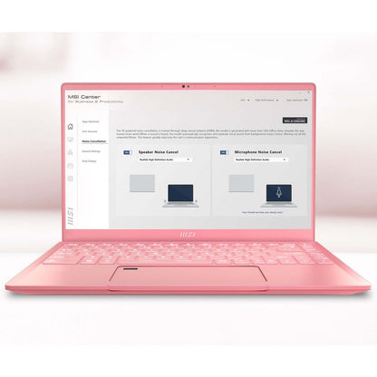 MSI Prestige 14 Prestige 14 A11SB-631CA 14" Notebook - Full HD - Intel Core i7 11th Gen i7-1185G7 - 16 GB - 1 TB SSD - Rose Pink PRESTIGE 14 A11SB-631CA