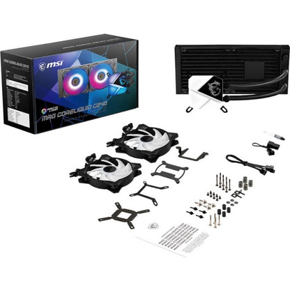 MSI MAG CORELIQUID C240 Cooling Fan/Radiator/Water Block/Pump CLC240