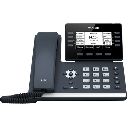 Yealink SIP-T53W IP Phone - Corded - Corded/Cordless - Bluetooth - Wall Mountable, Desktop - Classic Gray SIP-T53W