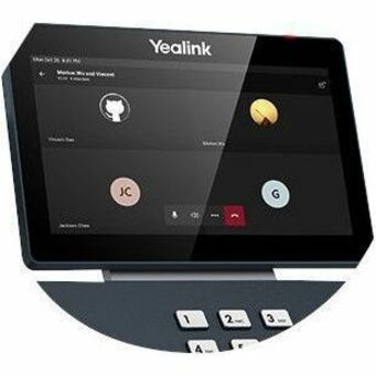 Yealink IP Phone - Corded - Bluetooth, Wi-Fi - Wall Mountable, Desktop - Classic Gray MP58-WH E2 TEAMS