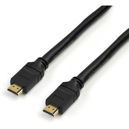 StarTech.com 35ft In Wall Plenum Rated HDMI Cable, 4K High Speed Long HDMI Cord w/ Ethernet, 4K30Hz UHD, 10.2 Gbps, HDMI 1.4 Display Cable HDPMM35