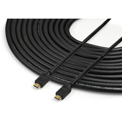 StarTech.com 35ft In Wall Plenum Rated HDMI Cable, 4K High Speed Long HDMI Cord w/ Ethernet, 4K30Hz UHD, 10.2 Gbps, HDMI 1.4 Display Cable HDPMM35