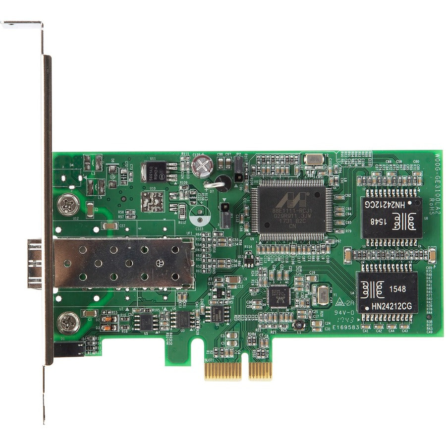 StarTech.com PCI Express Gigabit Ethernet Fiber Network Card w/ Open SFP - PCIe SFP Network Card Adapter NIC PEX1000SFP2