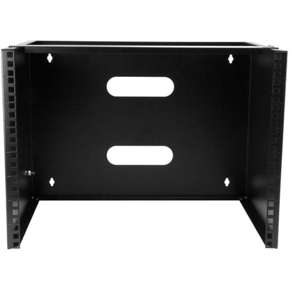 StarTech.com 8U Wall Mount Rack, 14in Deep, 19 inch Wall Mount Network Rack, Wall Mounting Patch Panel Bracket for Switch/IT Equipment WALLMOUNT8