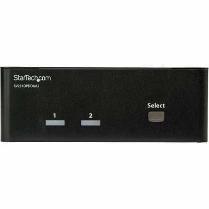 StarTech.com 2 Port DisplayPort Dual-Monitor KVM Switch - DisplayPort KVM - 4K 60 Hz SV231DPDDUA2