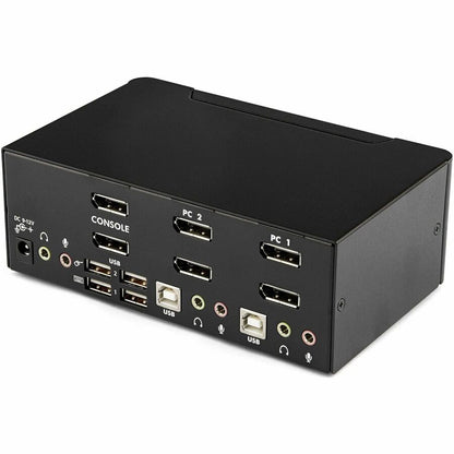 StarTech.com 2 Port DisplayPort Dual-Monitor KVM Switch - DisplayPort KVM - 4K 60 Hz SV231DPDDUA2