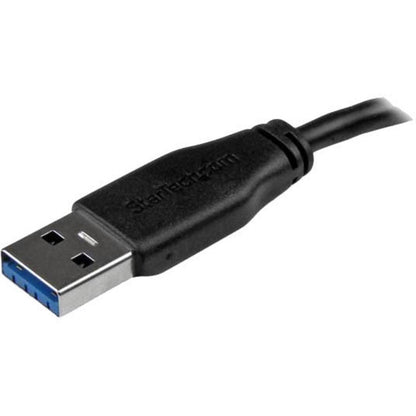 StarTech.com 15cm (6in) Short Slim SuperSpeed USB 3.0 (5Gbps) A to Micro B Cable - M/M USB3AUB15CMS