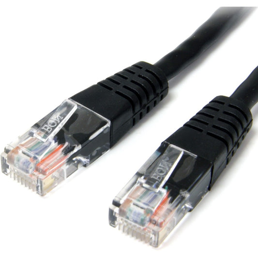 StarTech.com 3 ft Black Molded Cat5e UTP Patch Cable M45PATCH3BK