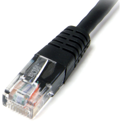 StarTech.com 3 ft Black Molded Cat5e UTP Patch Cable M45PATCH3BK