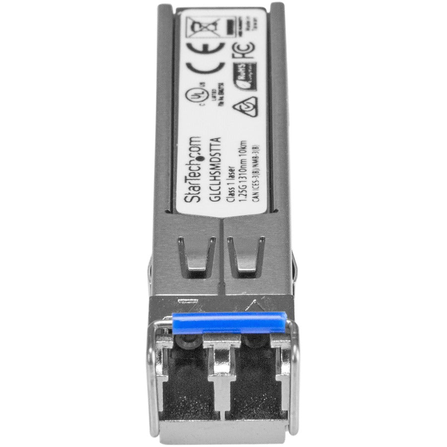 StarTech.com Cisco GLC-LH-SMD Compatible SFP Module - 1000BASE-LX/LH - 1GE Gigabit Ethernet 1GbE Single Mode Fiber SMF Optic Transceiver GLCLHSMDSTTA