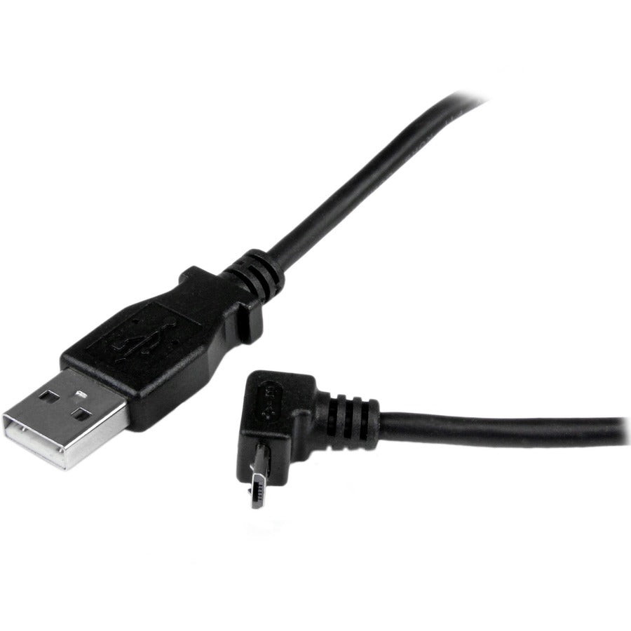 StarTech.com 2m Micro USB Cable - A to Up Angle Micro B USBAUB2MU