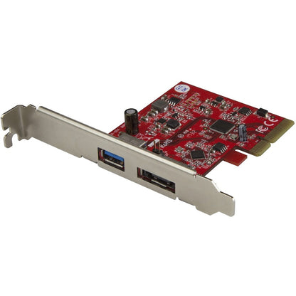 StarTech.com 2 Port USB 3.1 (10Gbps) + eSATA PCI Express Card - 1x USB-A + 1x eSATA - USB3.1 PCIe Card eSATA Card - USB3.1 Expansion Card PEXUSB311A1E