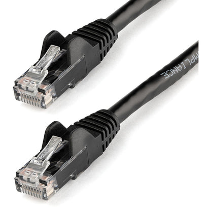 StarTech.com 2ft CAT6 Ethernet Cable - Black Snagless Gigabit - 100W PoE UTP 650MHz Category 6 Patch Cord UL Certified Wiring/TIA N6PATCH2BK