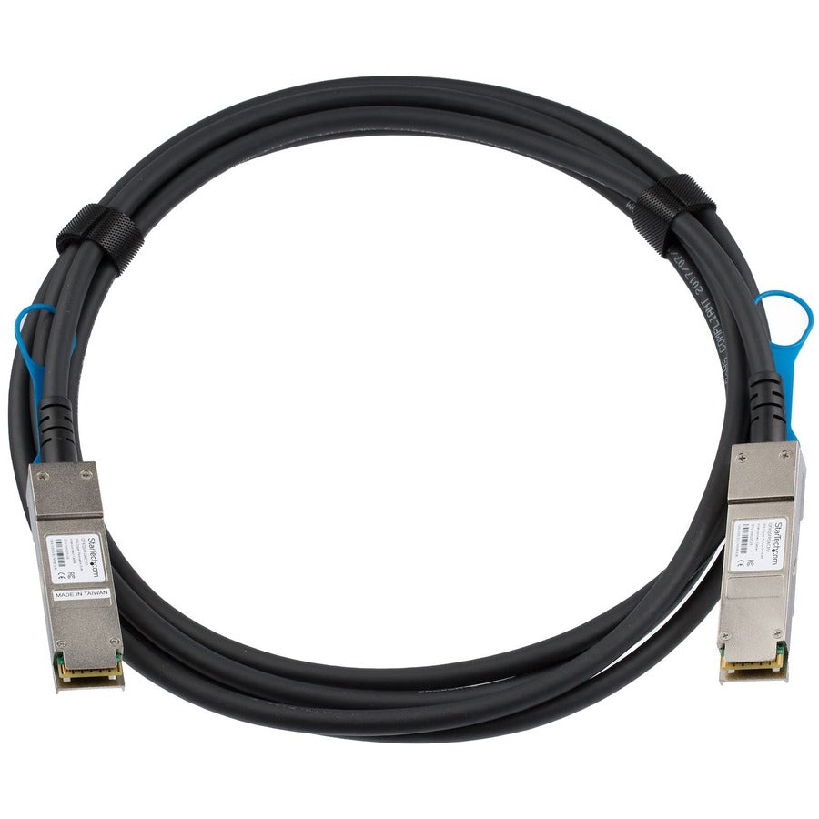 StarTech.com 3m QSFP+ to QSFP+ Direct Attach Cable for Juniper QFX-QSFP-DAC-3M 40GbE QSFP+ Copper DAC 40Gbps Passive Twinax QFXQSFPDAC3M