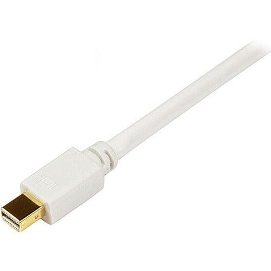 StarTech.com 3 ft Mini DisplayPort to DVI Adapter Converter Cable - Mini DP to DVI 1920x1200 - White MDP2DVIMM3W