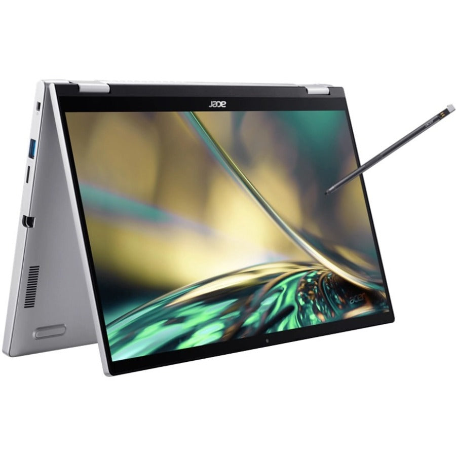 Acer Spin 3 SP314-55N SP314-55N-536K 14" Touchscreen Convertible 2 in 1 Notebook - Full HD - Intel Core i5 12th Gen i5-1235U - 8 GB - 512 GB SSD - English (US), French Keyboard - Pure Silver NX.K0QAA.001