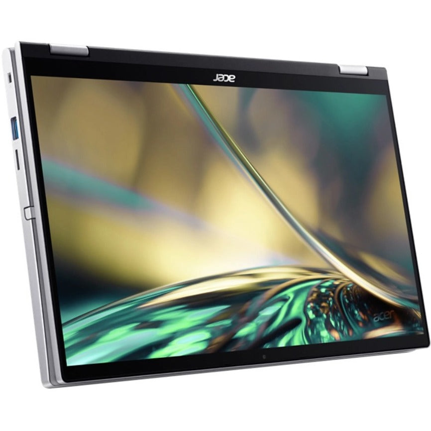 Acer Spin 3 SP314-55N SP314-55N-536K 14" Touchscreen Convertible 2 in 1 Notebook - Full HD - Intel Core i5 12th Gen i5-1235U - 8 GB - 512 GB SSD - English (US), French Keyboard - Pure Silver NX.K0QAA.001