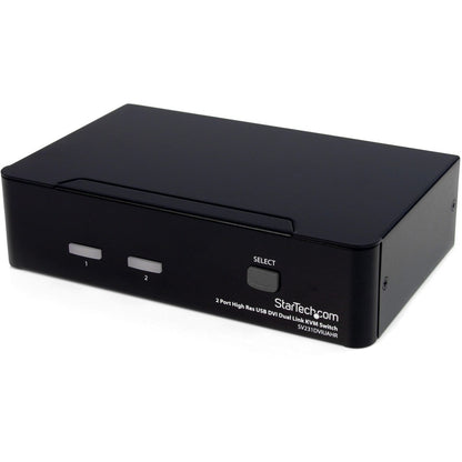 StarTech.com 2 Port High Resolution USB DVI Dual Link KVM Switch with Audio SV231DVIUAHR