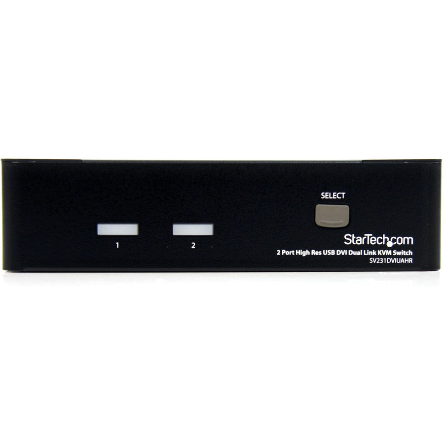 StarTech.com 2 Port High Resolution USB DVI Dual Link KVM Switch with Audio SV231DVIUAHR