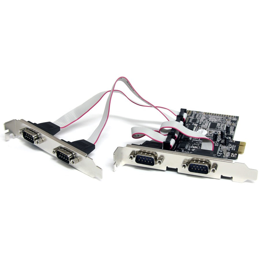 StarTech.com 4 Port PCIe Serial Adapter Card with 16550 PEX4S553