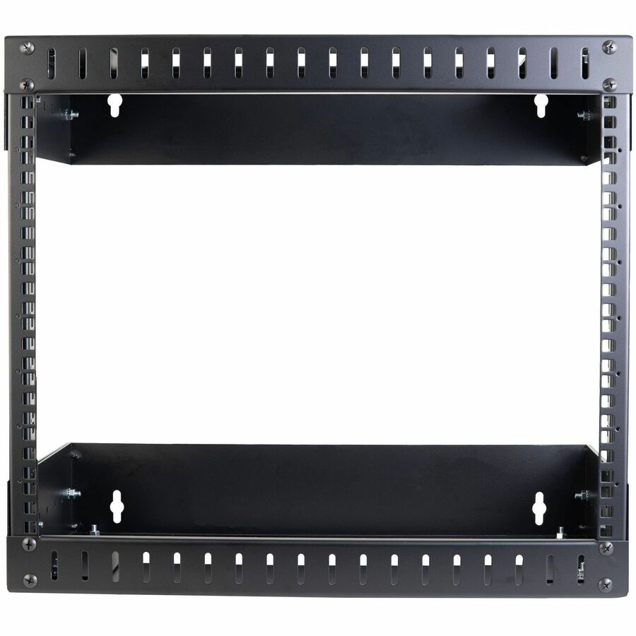 StarTech.com 2-Post 8U Heavy-Duty Wall Mount Network Rack, 19" Open Frame Server Rack with Adjustable Depth, Data Rack for IT Equipment~ RK812WALLOA