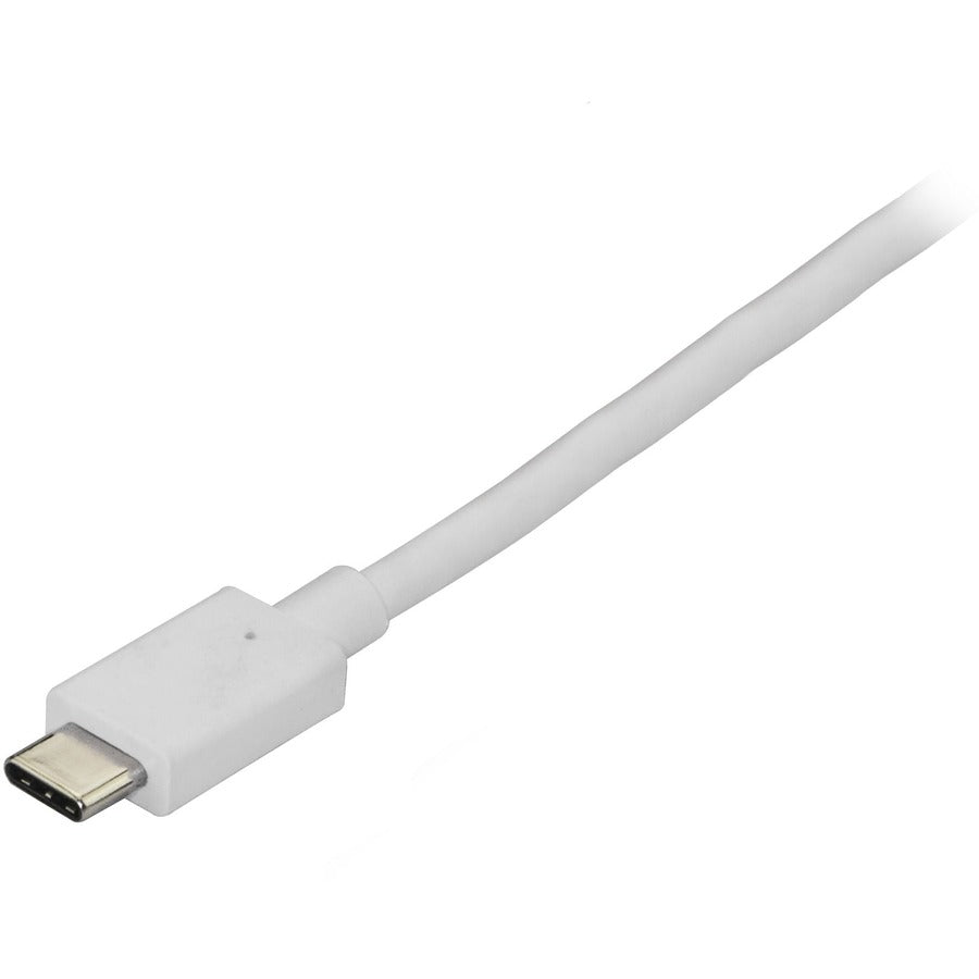 StarTech.com 6ft/1.8m USB C to DisplayPort 1.2 Cable 4K 60Hz - USB Type-C to DP Video Adapter Monitor Cable HBR2 - TB3 Compatible - White CDP2DPMM6W