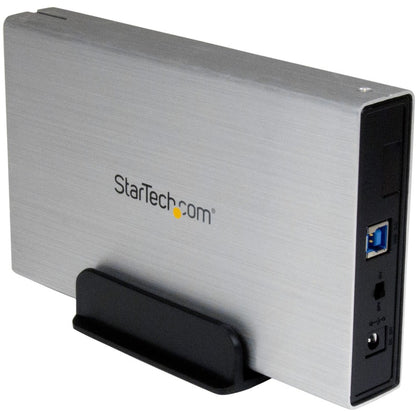 StarTech.com 3.5in Silver USB 3.0 External SATA III Hard Drive Enclosure with UASP - Portable External HDD S3510SMU33