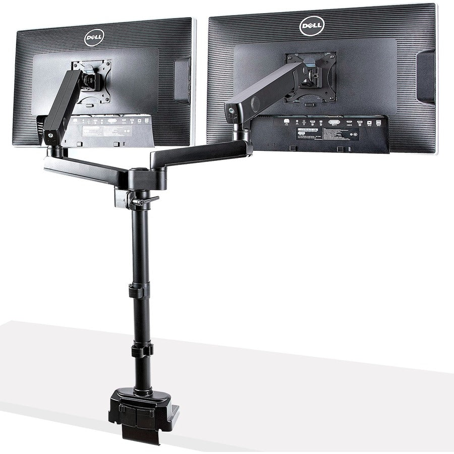 StarTech.com Desk Mount Dual Monitor Arm, Height Adjustable Full Motion Monitor Mount for 2x VESA Displays up to 32" (17.6lb/8kg) ARMDUALPIVOT